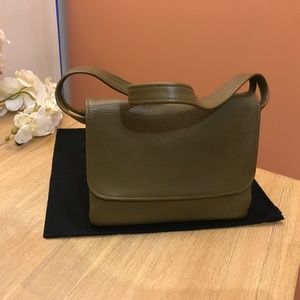 Narragansett Olive Green Leather shoulder bag